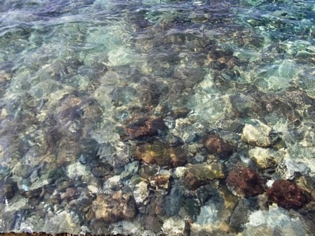 rocks and sea - beach, stones, sea, waves, rocks