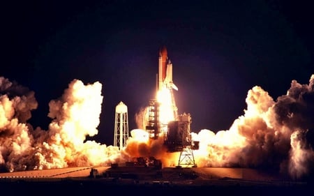 space-shuttle - space, take off, shuttle, science