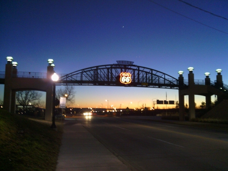 Route 66 Bridge Tulsa,Oklahoma. - famous bridges, route 66, bridges, architecture