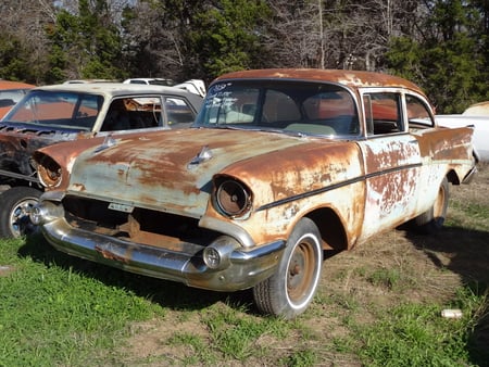 Old Chevy at The Little Valley Auto Ranch Belton Texas - old chevy, old classic, chevrolet, chevy