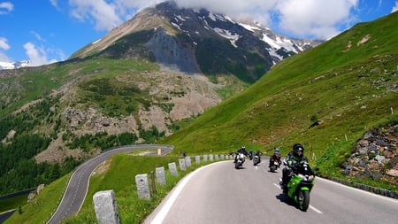 Bring It On - bikes, mountain, riders, passes