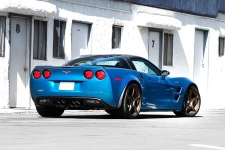 Zr1 Vette - g, chevy, blue