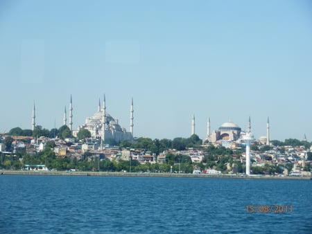 Blue Mosque - Hagia Sophia - istanbul, turkey, sultanahmet, ayasofya