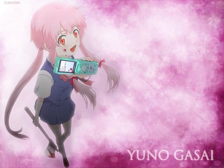 Yuno Gasai - yuno, anime, mirai, nikki