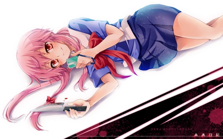 Yuno Gasai - mirai, anime, yuno, nikki