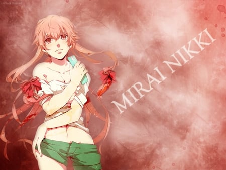 Yuno Gasai - mirai, anime, yuno, nikki