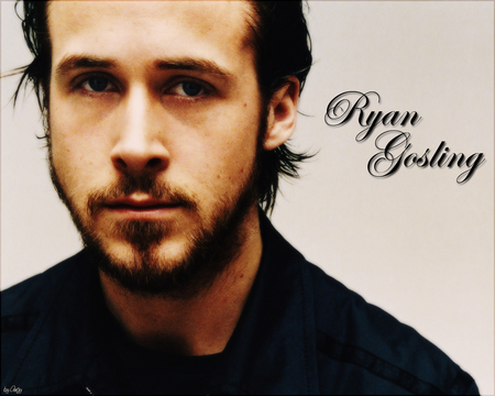 Ryan Gosling - handsome, male, nice eyes, cute look, actor