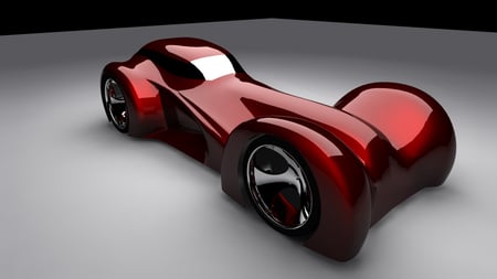 CONCEPT CAR - concept, car, red, triton