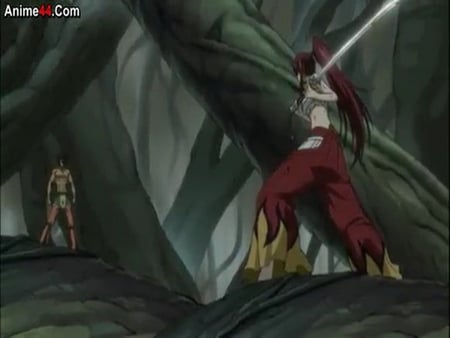 erza vs azuma - girls, anime, erza, sexy, other