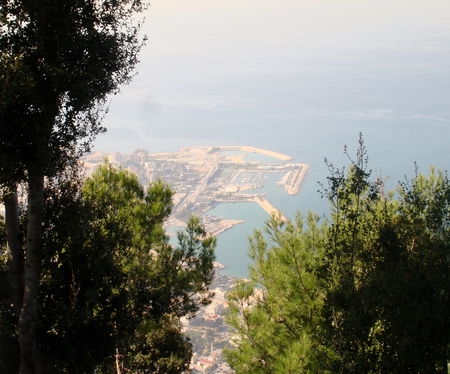 Lebanon 06 a view from top of the mountain - oceans, sky, trees, clouds, blue, photography, green