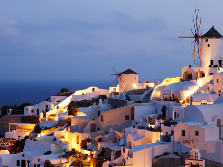 Greek town  - mediterranean, house, greece, town