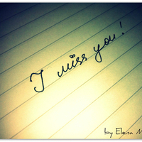 i miss you