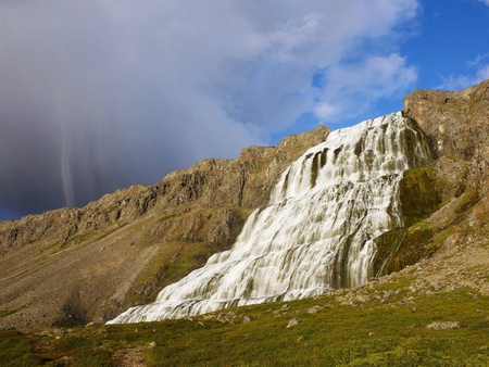 WATERFALLS - mountins, waterfalls, water, nature