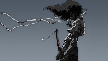 Afro Samurai - ninja, afro, blunt, deadly