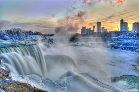 Niagara Falls - sky, niagara, water, falls