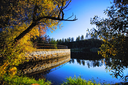 clear reflections - lake, water, beauty, photography, trees, nature