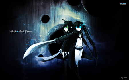 Black Rock Shooter - rock, black, anime, shooter