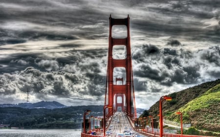 Golden Gate - masterpiece, red, beautiful, bridge