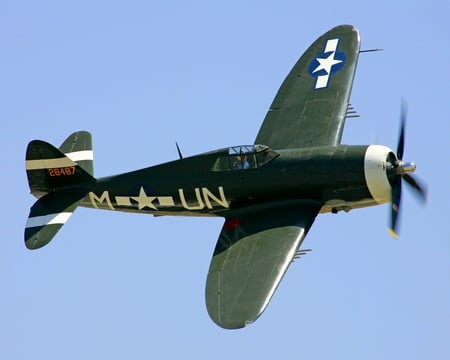 P47 Thunderbolt - Spirit Of Atlantic City - airplane, of, war, atlantic, plane, ww2, wwii, fighter, p47, spirit, city, p-47, republic, world, classic, thunderbolt, antique