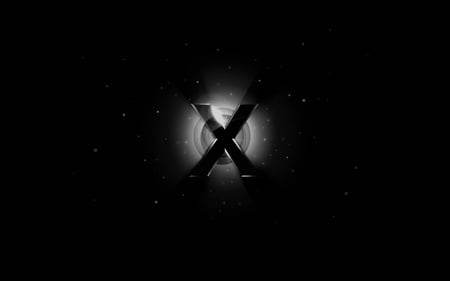 logo - technology, x, black, widescreen, logo