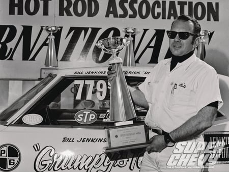 Super Chevy Drag Racing Greats - trophy, sunglasses, gm, chevy