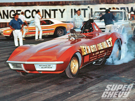 Super Chevy Drag Racing Greats - vette, bowtie, gm, classic