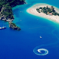 	blue lagoon in fethiye,turkey