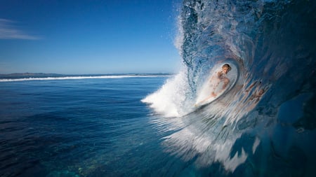 Surfing USA - surfer, sea, surf, wave