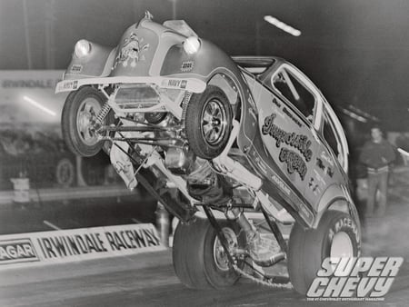 Super Chevy Drag Racing Greats - lift, bowtie, racing, gm