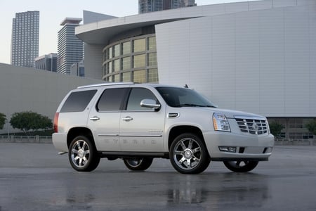 2009 Cadillac escalade hybrid - white, 2012, picture, cadilac, 01, 2009, 27