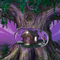 Home in a tree