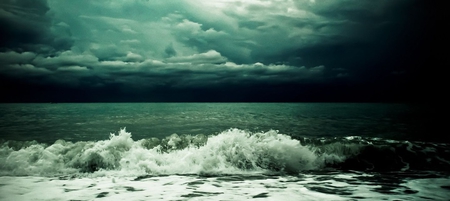 Storm - beauty, sky, ocean, landscape, photography, design, widescreen, storm, nature, art