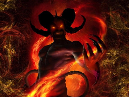 Devil - cgi, hell, fire, devil, demon, dark