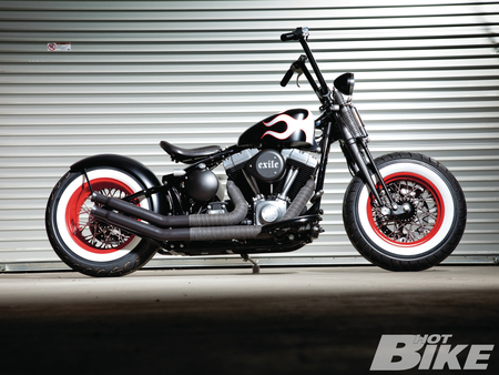 Bobbed Bones - hd, 09, custom, bike