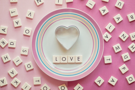 Love Game - love, pink, heart, letters, cute