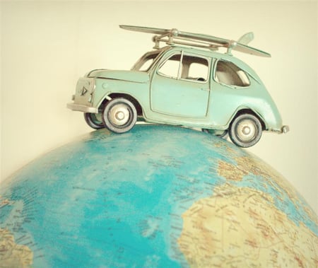 Lets go surf - globe, travel, car, photography