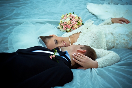 Newly wed - nice, groom, lovely, photo, photography, bride