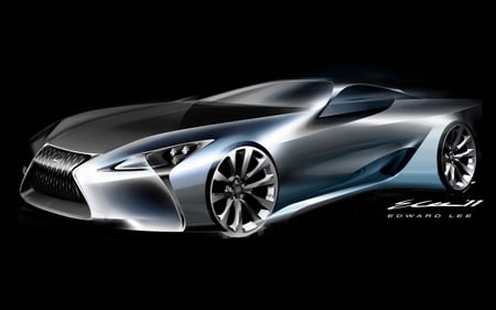 Lexus LF LC Sport Coupe Concept - sport, cars, lf lc, concept, lexus, coupe