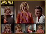 Actress Teri Garr as Secretary Roberta Lincoln from the Star Trek Episode Assignment Earth