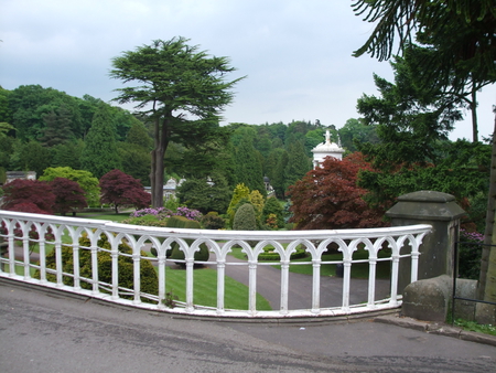 Alton Towers Garden - trees, colour, gardens, alton towers