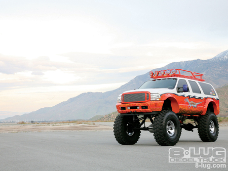 Velociraptor - white, red, 4 doors, ford