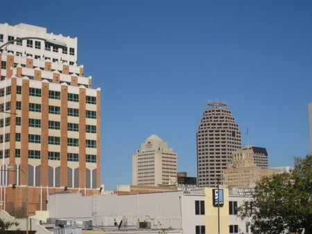 Downtown San Antonio - city, sky, san antonio, buildings