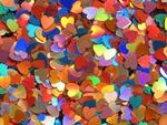 Little Multi-color Hearts