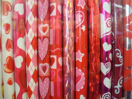 Valentines Pencils - hearts, red, valentines, pencils