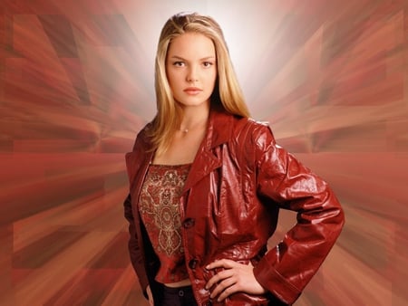 Katherine Heigl - heigl, model, beautiful, actress, katherine, leather, katherine heigl