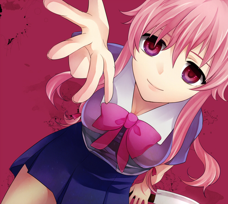 Yuno Gasai - anime, girl, cute, pretty