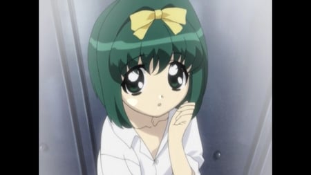 Ebi - girls bravo, anime, green, ebi, small, girl, bow, other