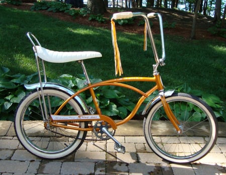 Gold Sting-Ray - bike, gold, ray, sting