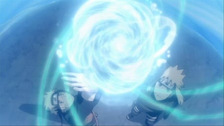 Rasengan - saskue, kakashi, naruto, blue, rasengan, spiral