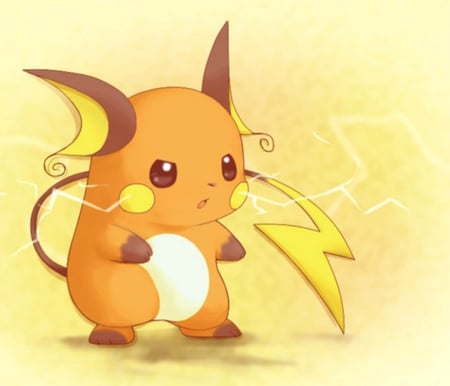 Pokemonn - pokemon, raichu, tv, cute